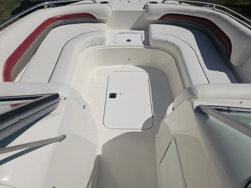 Slide: The Image of Interior of a 2012 Godfrey Hurricane 217 Sundeck boat. - 3