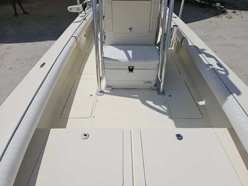 Slide: The Image of Interior view of a 2000 Dorado 23 boat. - 3
