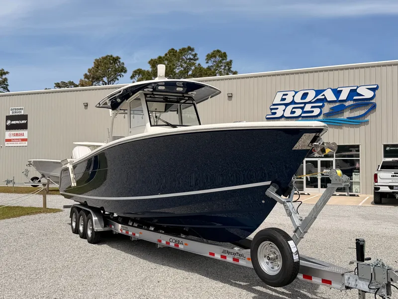 The Image of 2025 Cobia 350 Center Console boat on trailer at Boats 365. - 0