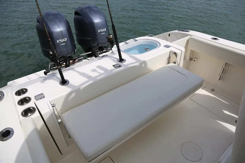 Slide: The Image of Manufacturer Provided Image: 2018 Cobia 261 Center Console boat with twin 150 HP engines. - 17