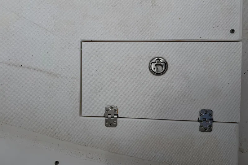 Slide: The Image of Hinged compartment door on 2006 Ocean Runner 2900 C/C Open Fisherman boat. - 44