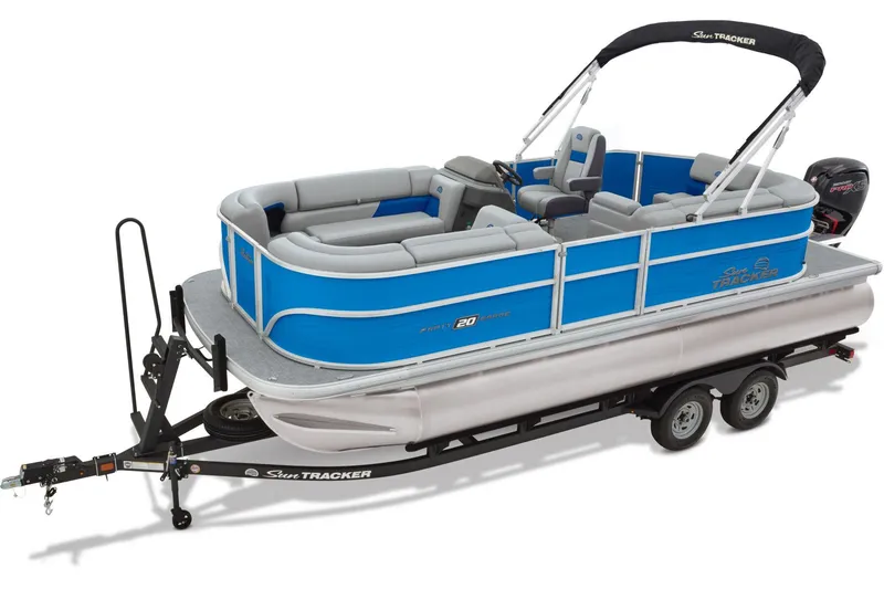 Slide: The Image of Sun Tracker Party Barge 20 DLX 2026 - 20