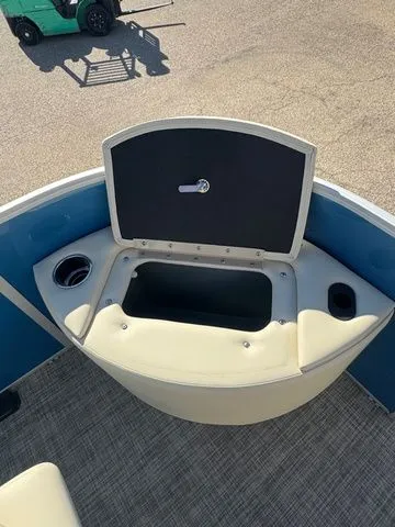 Slide: The Image of Interior view of SunCatcher Select 20F 2026 boat. - 13