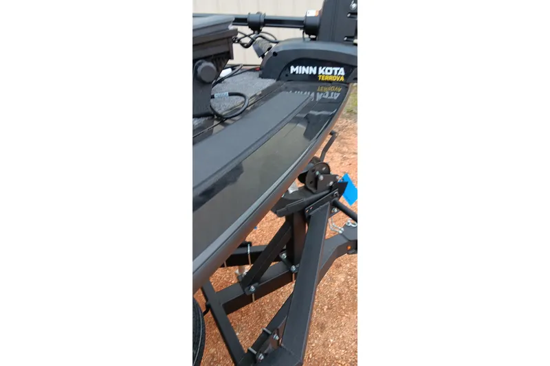 Slide: The Image of 2026 Tracker Targa V-19 WT boat with Minn Kota Terrova motor on trailer. - 10