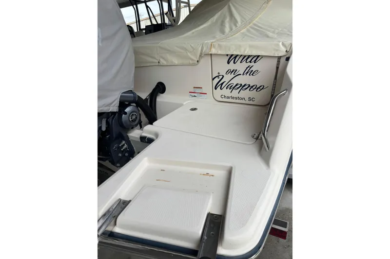 Slide: The Image of 2022 Grady-White Freedom 235 boat with custom lettering, Charleston, SC. - 11