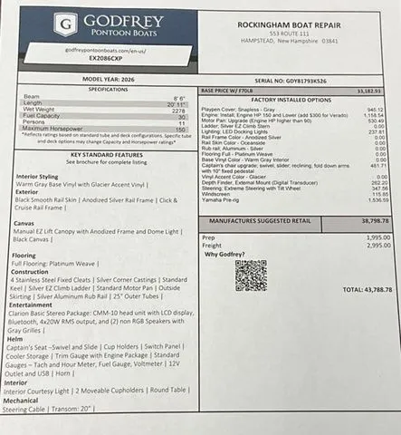 Slide: The Image of Godfrey Xperience 2086 CXP 25 In. Package 2026 - 25