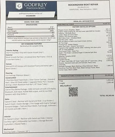 Slide: The Image of Godfrey Xperience 2286 SBX Sport Tube 27 In. Package 2026 - 25