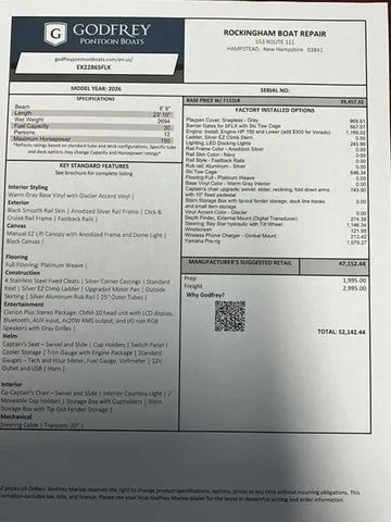 Slide: The Image of Godfrey Xperience 2286 SFLX 25 In. Package 2026 - 28