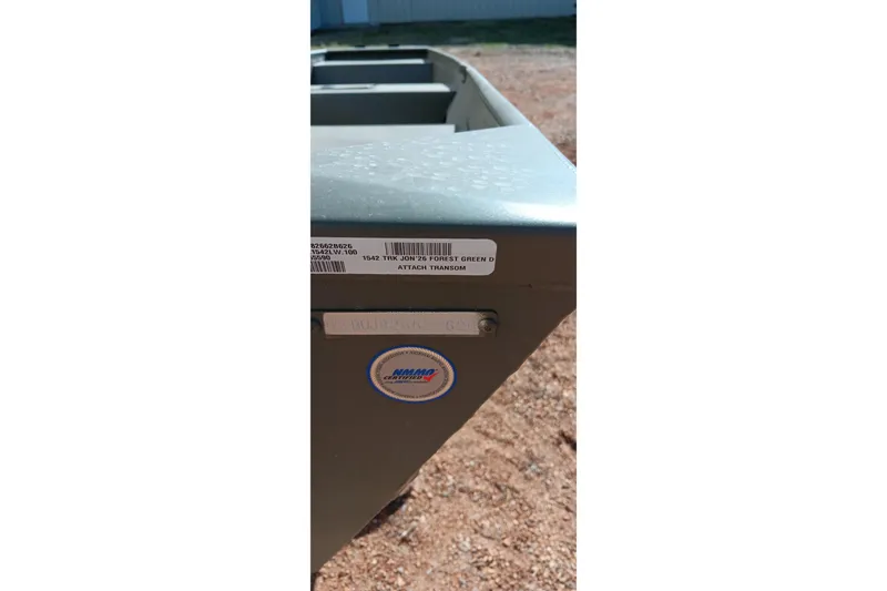 Slide: The Image of 2026 Tracker Topper 1542 LW Jon boat, detail view. - 11