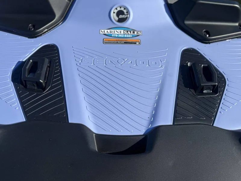 Slide: The Image of Close-up of 2024 Sea-Doo Spark 3up Trixx deck. - 6