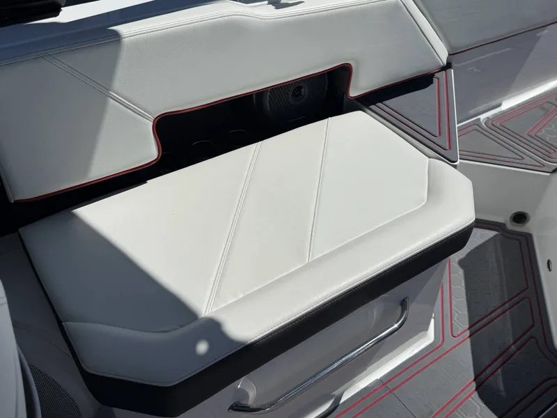 Slide: The Image of Interior of 2026 Cobalt R6 Surf with white seat upholstery. - 27