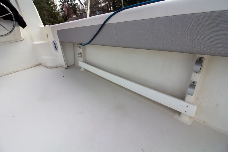 Slide: The Image of Interior of Parker 2520 XLD Sport Cabin boat, year 2022. - 16