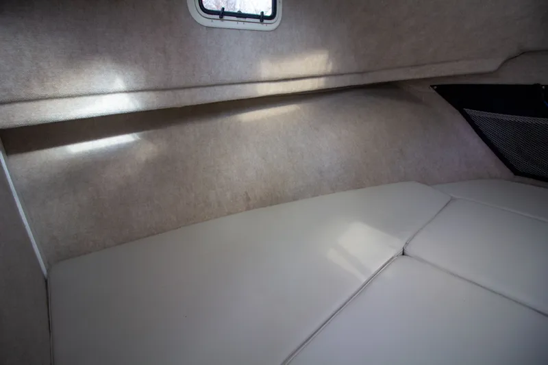 Slide: The Image of Interior of 2022 Parker 2520 XLD Sport Cabin with upholstery. - 34