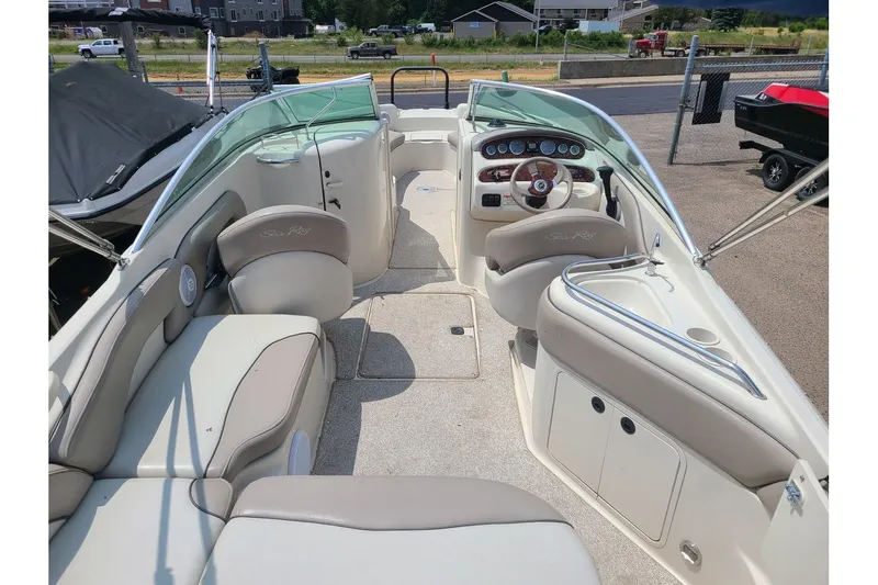 Slide: The Image of Sea Ray 240 Sundeck With A Mercruiser 350 MAG MPI & Trailer 2003 - 3