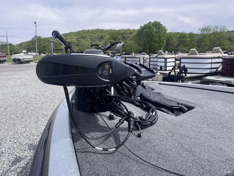 Slide: The Image of 2024 Falcon F205 boat with modern equipment on gravel lot. - 9