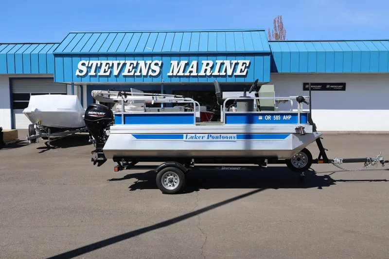 The Image of 2020 Ag Dryer Laker Pontoon boat at Stevens Marine dealership. - 1