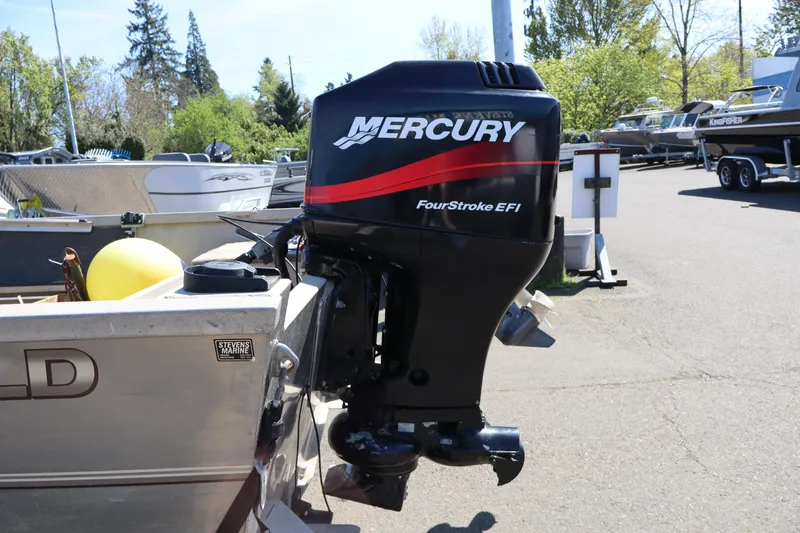 Slide: The Image of 2002 Alumaweld SUPER VEE LS boat with Mercury FourStroke EFI outboard motor. - 6