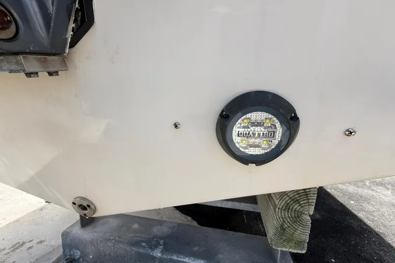 Slide: The Image of 2016 Sea Fox 226 Commander boat with Quattro LED light on hull. - 53