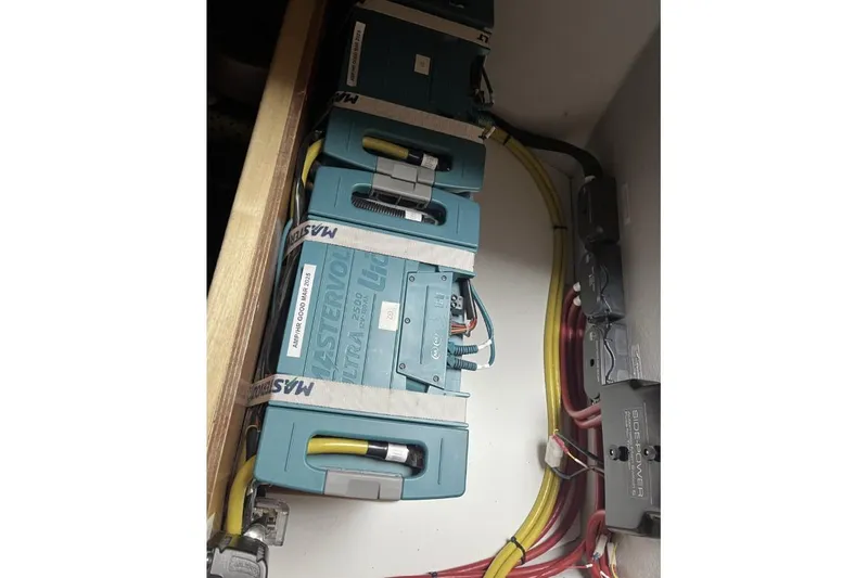 Slide: The Image of Electrical system of a 2020 Hallberg Rassy 310 yacht with Mastervolt components. - 14