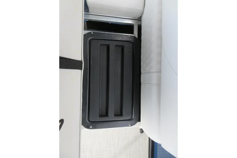 Slide: The Image of Interior of Avalon Venture 85 Rear Fish 2026 with storage compartment. - 21