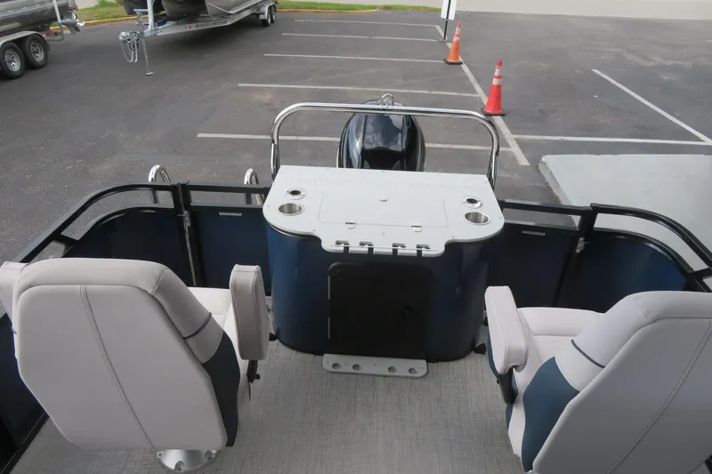 Slide: The Image of Interior view of Avalon Venture 85 Rear Fish 2026 boat. - 25