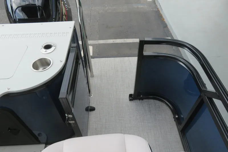Slide: The Image of Interior view of Avalon Venture 85 Rear Fish 2026 boat. - 27