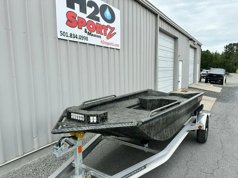 The Image of 2026 Reaper Boats 15FT outside H2O Sportz building. - 1