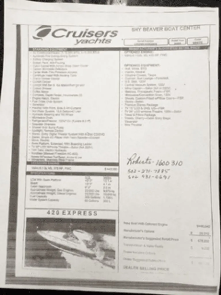 Slide: The Image of Cruisers 420 Express 2009 - 9