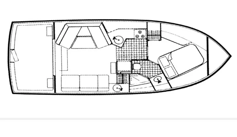 Slide: The Image of Carver Yachts 330 Mariner 1996 - 54