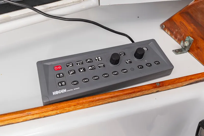 Slide: The Image of Koden digital sonar control on Custom Lohr 43 Express, 1999. - 11