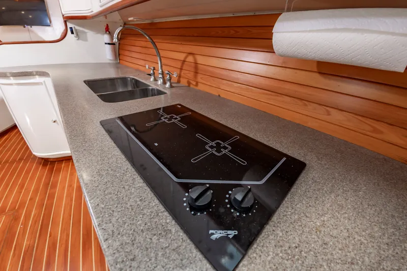Slide: The Image of Galley on Custom Lohr 43 Express yacht, year 1999. - 34