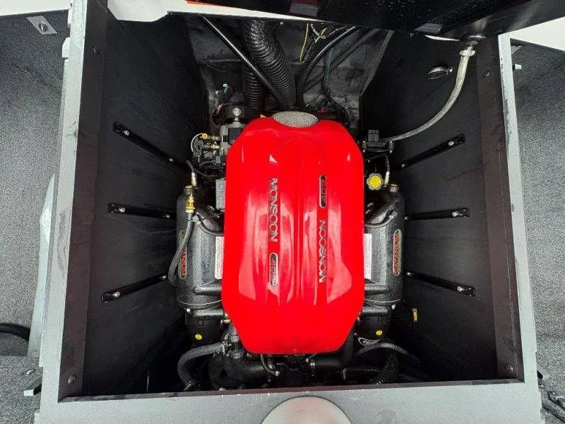 Slide: The Image of Red Monsoon engine in 2017 Axis T23 boat. - 42