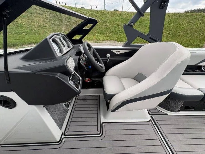 Slide: The Image of Interior of a 2017 Axis T23 boat with modern cockpit design. - 45