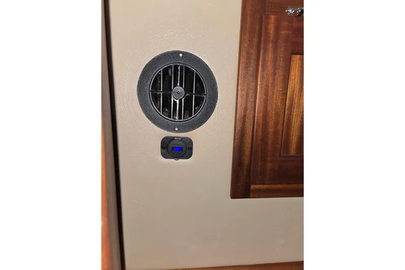 Slide: The Image of Vent and control panel on 2009 American Tug 34 Rare Flybridge Model interior. - 59