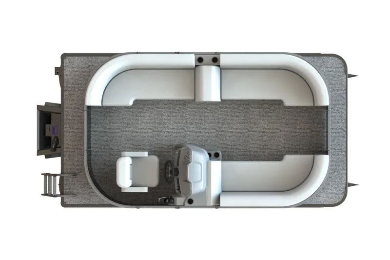 Slide: The Image of Manufacturer Provided Image: Top view of 2026 SunChaser Vista 16 LR pontoon boat with spacious seating layout. - 13