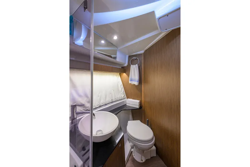 Slide: The Image of Luxurious bathroom in 2022 Jeanneau NC Weekender 1095 Fly yacht, featuring modern fixtures. - 31