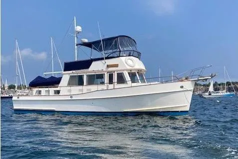 The Image of 1994 Grand Banks 42 Classic yacht on the water. - 0