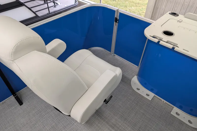 Slide: The Image of Luxurious seating on 2026 Sylvan Mirage Fish 8522 Party Fish boat. - 10