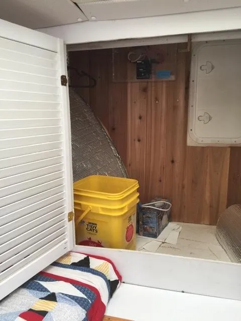 Slide: The Image of Interior of a 2000 Provincial 42 Pleasure Boat with storage space. - 39