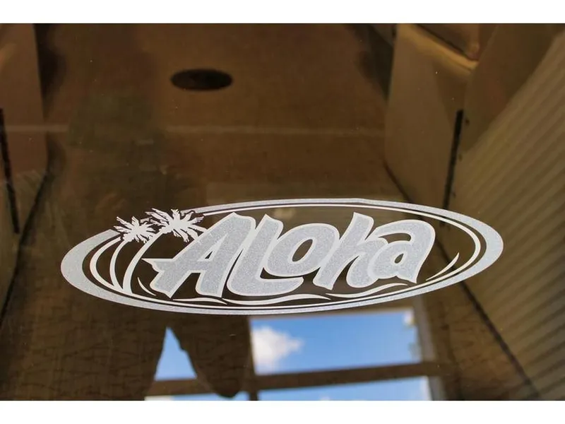 Slide: The Image of Aloha Club Series Tritoon w/150HP Suzuki. Trailer extra. 2023 - 15