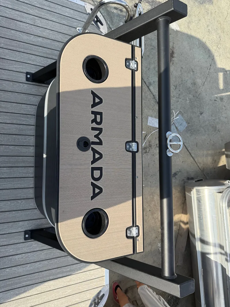 Slide: The Image of Armada Drakkar 23QL Tritoon w/150HP Suzuki & tandem axle trailer 2025 - 10