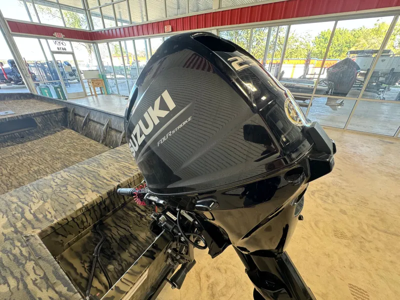 Slide: The Image of SeaArk SeaArk 1648 Special With 25hp Suzuki and custom single axle trailer 2025 - 5