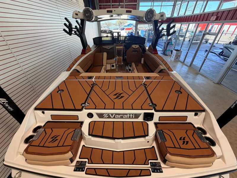 Slide: The Image of Varatti Z2373 WAKE SURF BOAT W/CUSTOM TRAILER 2025 - 6