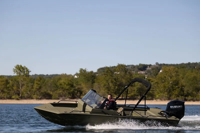 Slide: The Image of SeaArk 21' Protege with 200HP Suzuki and Custom tandem axle trailer 2026 - 7