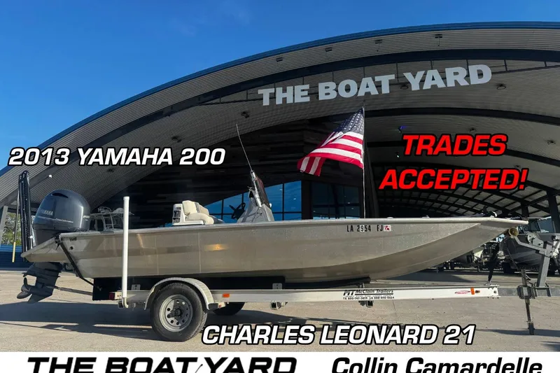 The Image of Custom Charles Leonard 21 boat with 2013 Yamaha 200 engine at The Boat Yard. Trades accepted. - 1