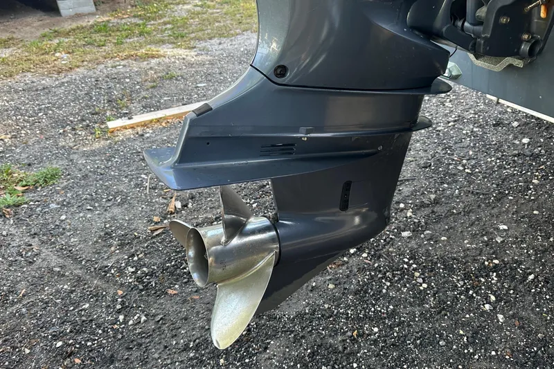 Slide: The Image of 2017 Cape Horn 32 T boat propeller on gravel surface. - 14