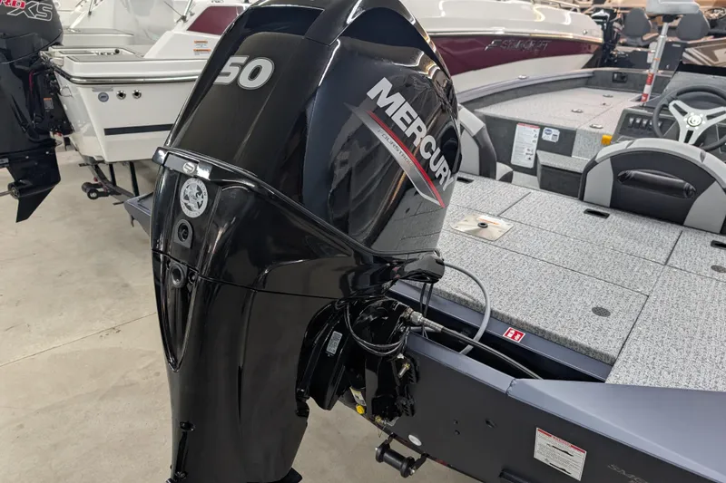 Slide: The Image of 2026 Smoker Craft Viper XR 165 boat with Mercury 50 outboard motor. - 5