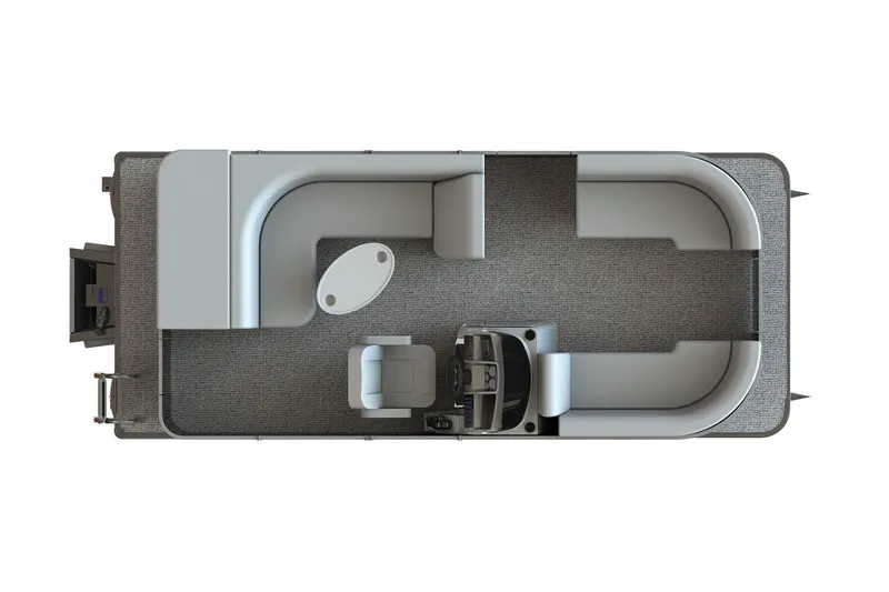 Slide: The Image of Manufacturer Provided Image: Top view of 2026 Sylvan Mirage 820 Cruise pontoon boat interior layout. - 15