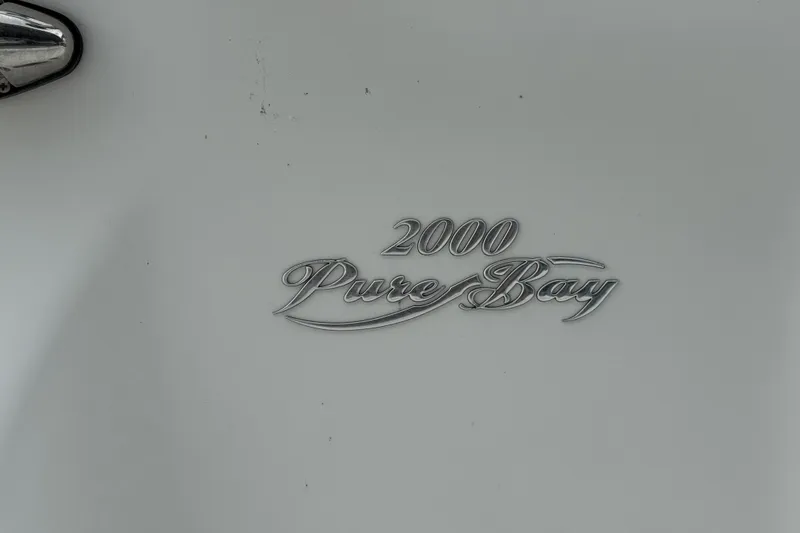 Slide: The Image of Blue Wave 2000 PureBay 2015 model emblem on white surface. - 8