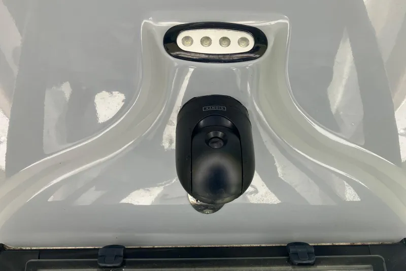 Slide: The Image of Close-up of a 2020 Sea Hunt Gamefish 27 boat's camera and light fixture. - 44